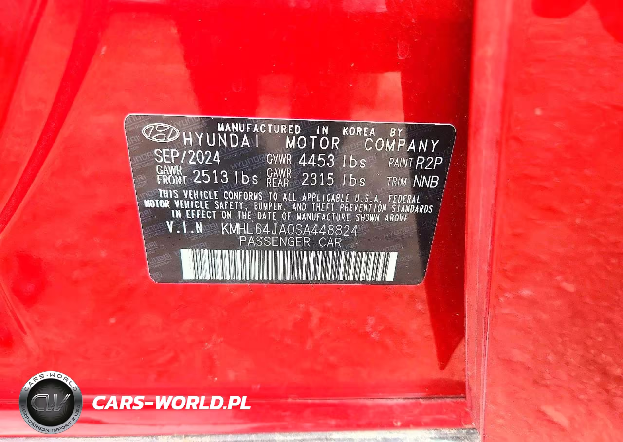 2025 Hyundai Sonata Sel VIN:KMHL64JA0SA448824 - 12