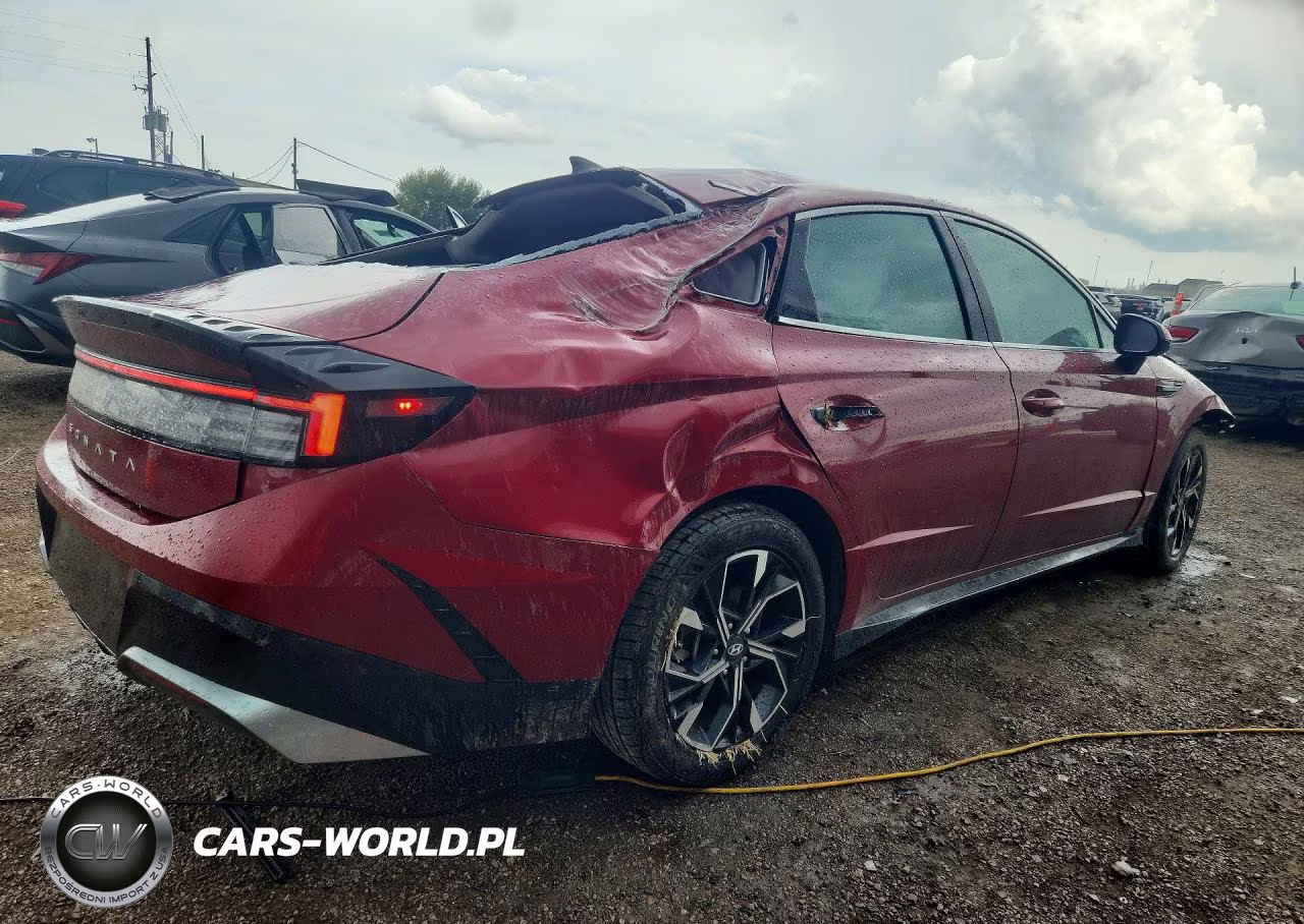 2025 Hyundai Sonata Sel VIN:KMHL64JA0SA448824 - 3