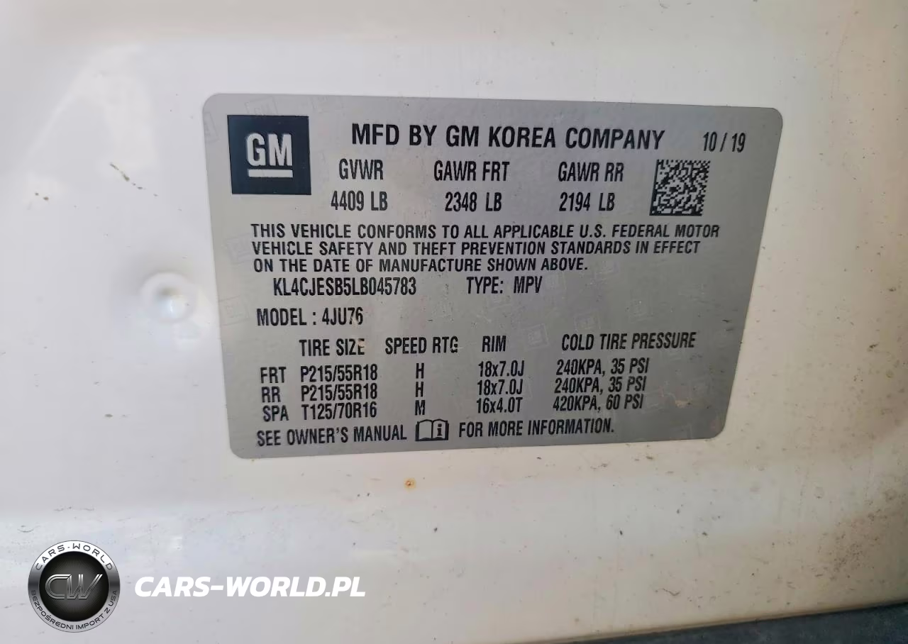 2020 Buick Encore Preferred VIN:KL4CJESB5LB045783 - 13