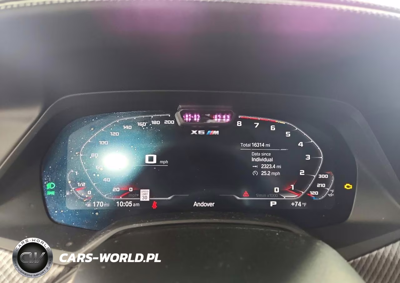 2023 BMW X6 M VIN:5YMCY0C01P9R93037 - 9