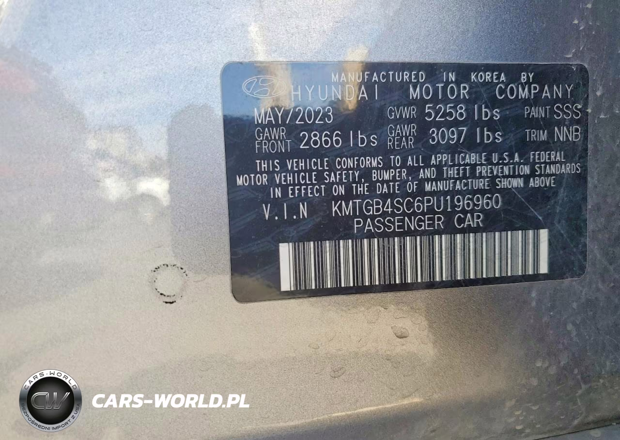 2023 Genesis G80 2.5T VIN:KMTGB4SC6PU196960 - 12