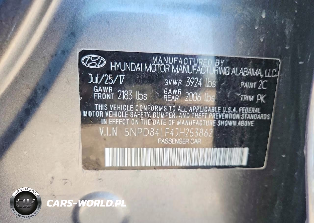 2018 Hyundai Elantra Sel VIN:5NPD84LF4JH253862 - 12