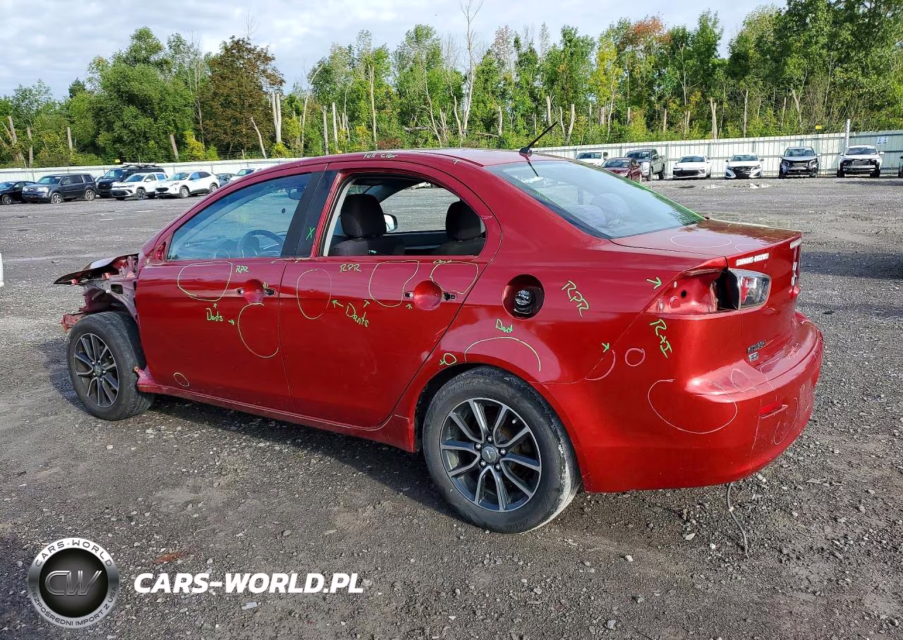 2017 Mitsubishi Lancer Es VIN:JA32V2FW2HU009531 - 2