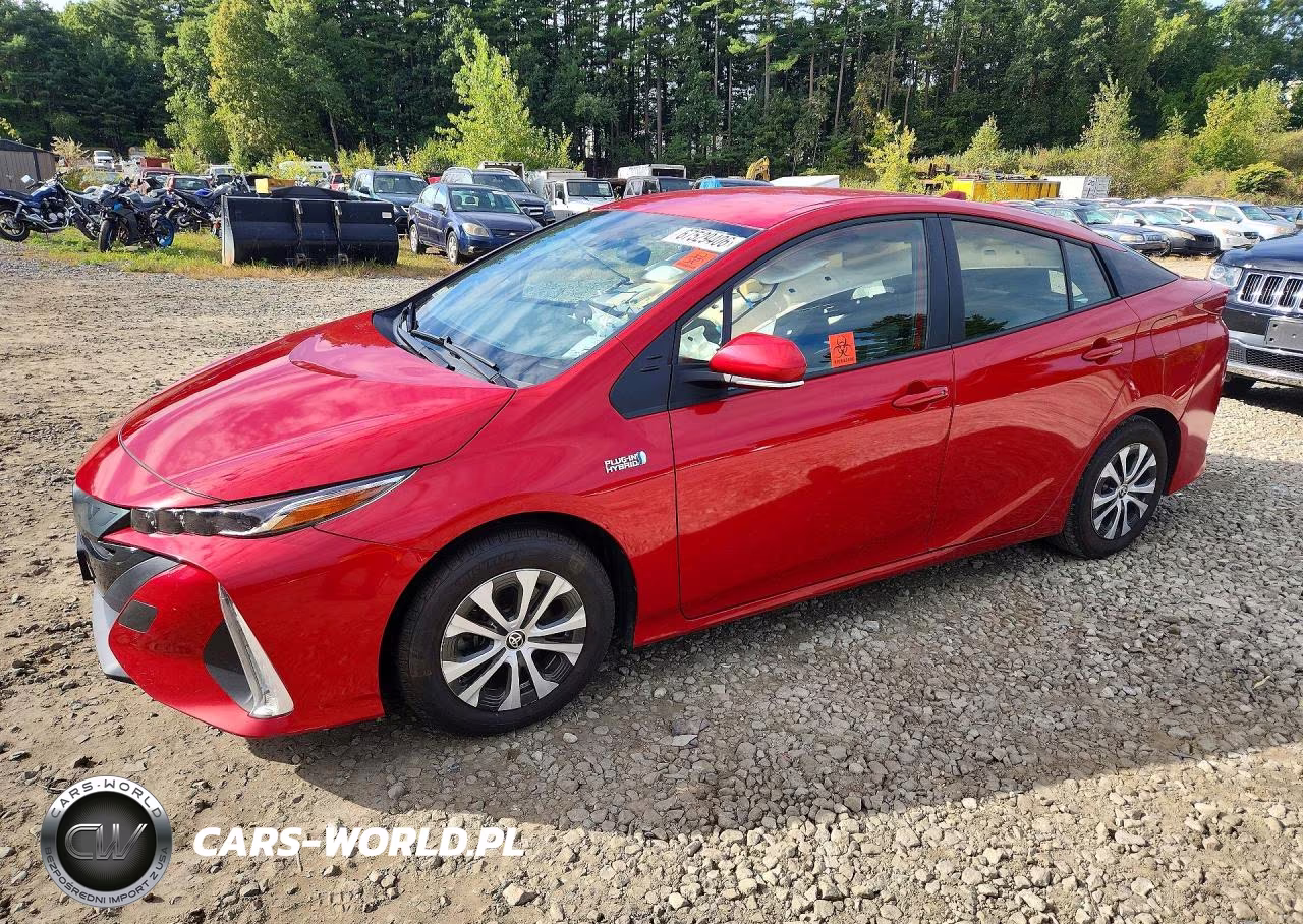 2021 Toyota Prius Prime Le VIN:JTDKAMFP0M3188007 - 1