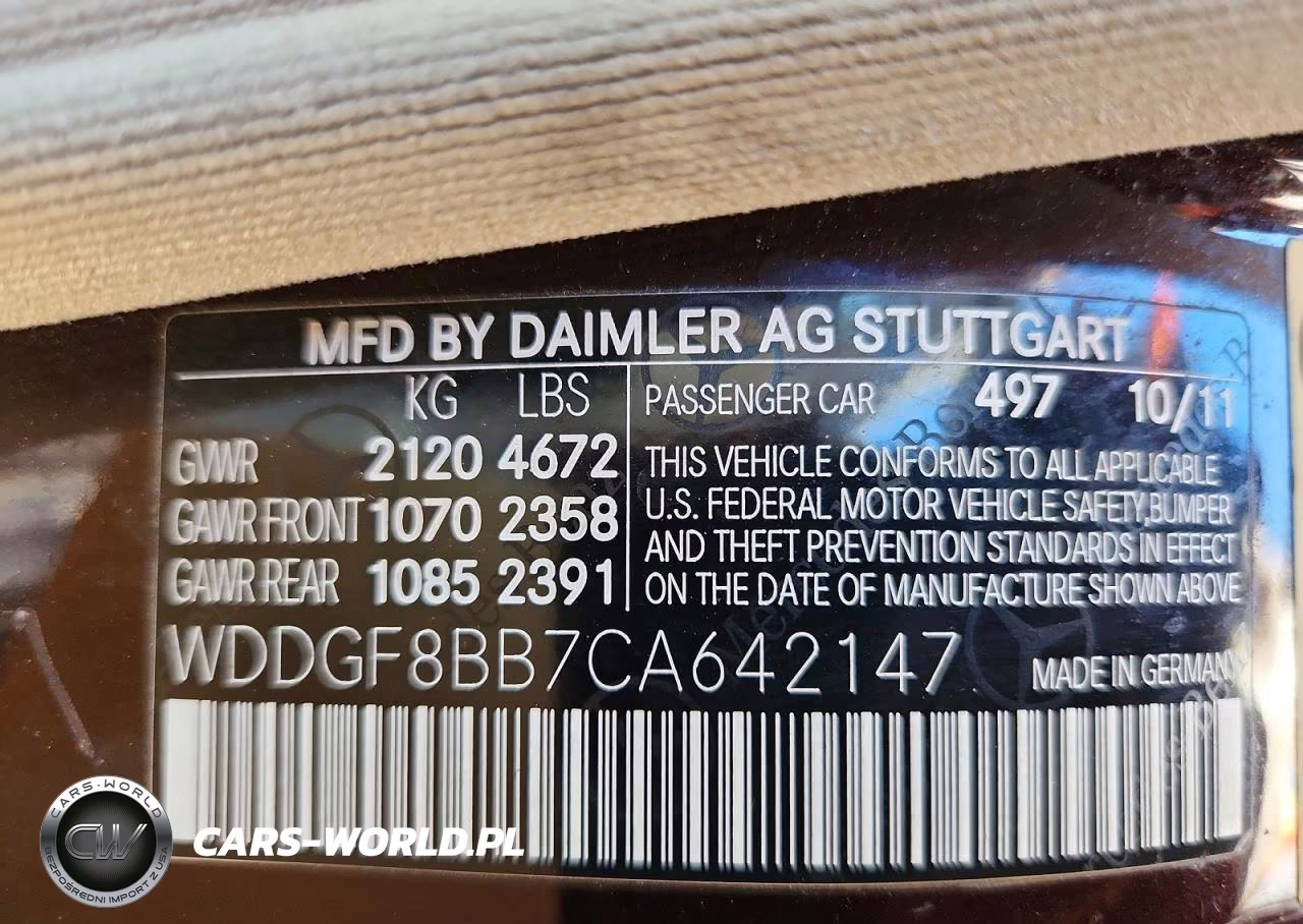2012 Mercedes-Benz C 300 4Matic VIN:WDDGF8BB7CA642147 - 12