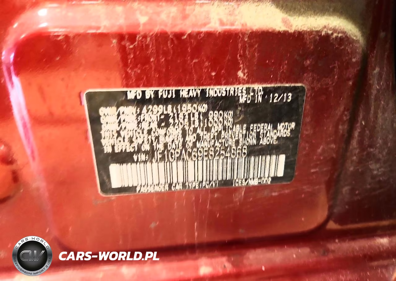 2014 Subaru Impreza Premium VIN:JF1GPAC69E8254868 - 12