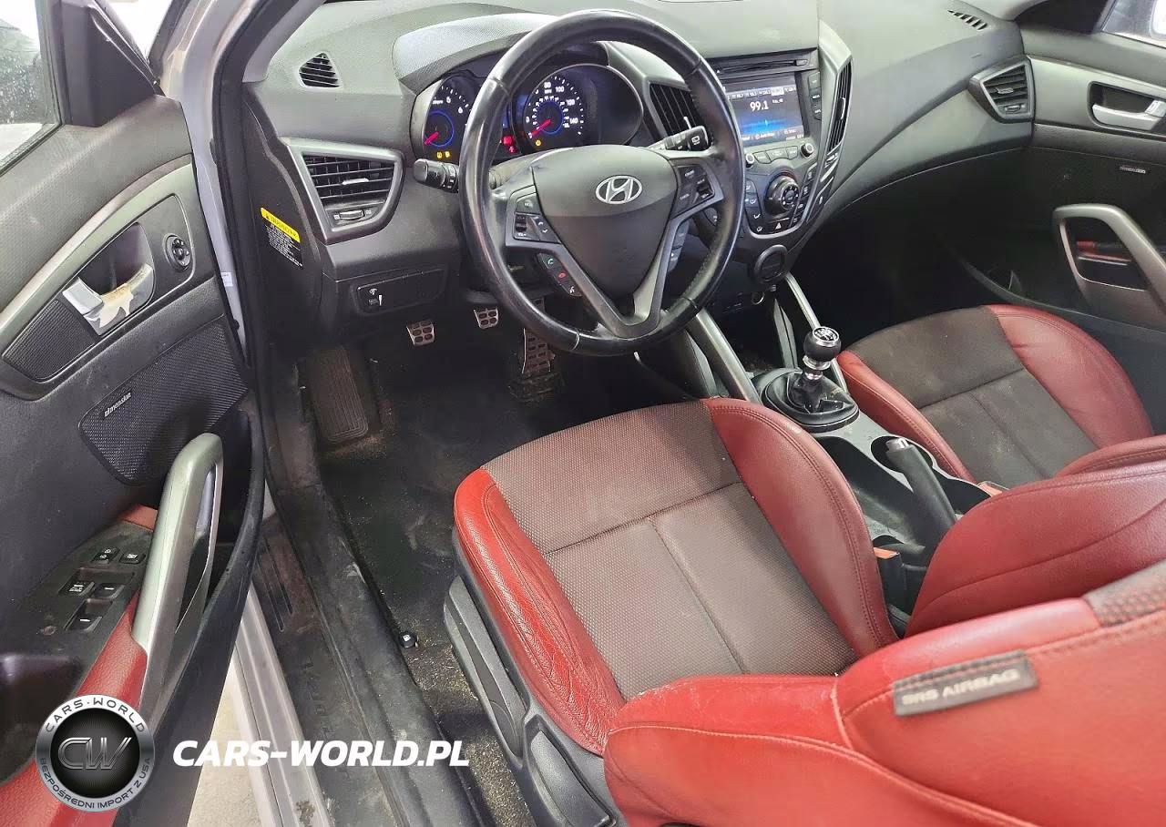 2014 Hyundai Veloster Turbo R-Spec VIN:KMHTC6AE0EU200633 - 8
