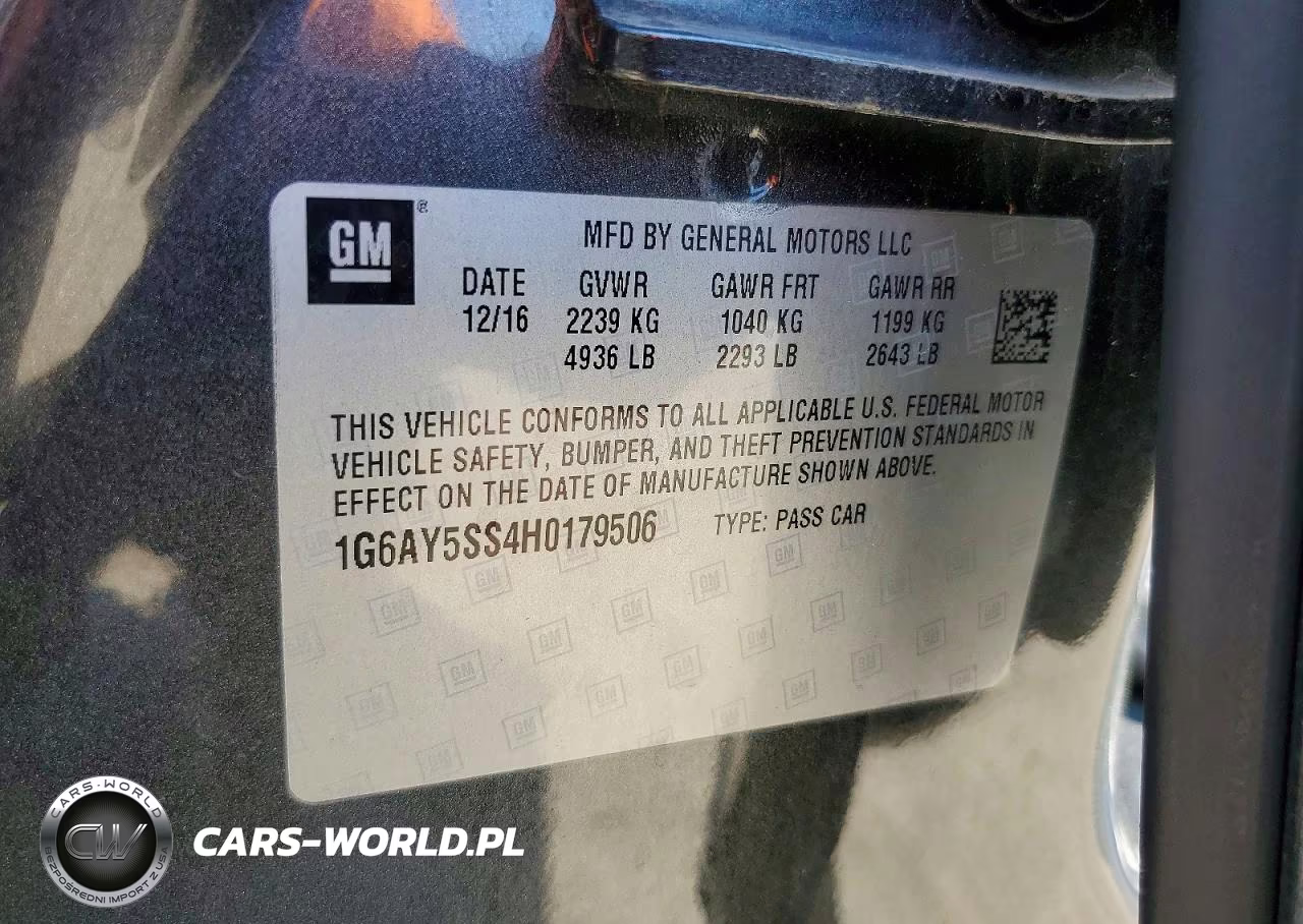 2017 Cadillac Cts Premium Luxury VIN:1G6AY5SS4H0179506 - 13