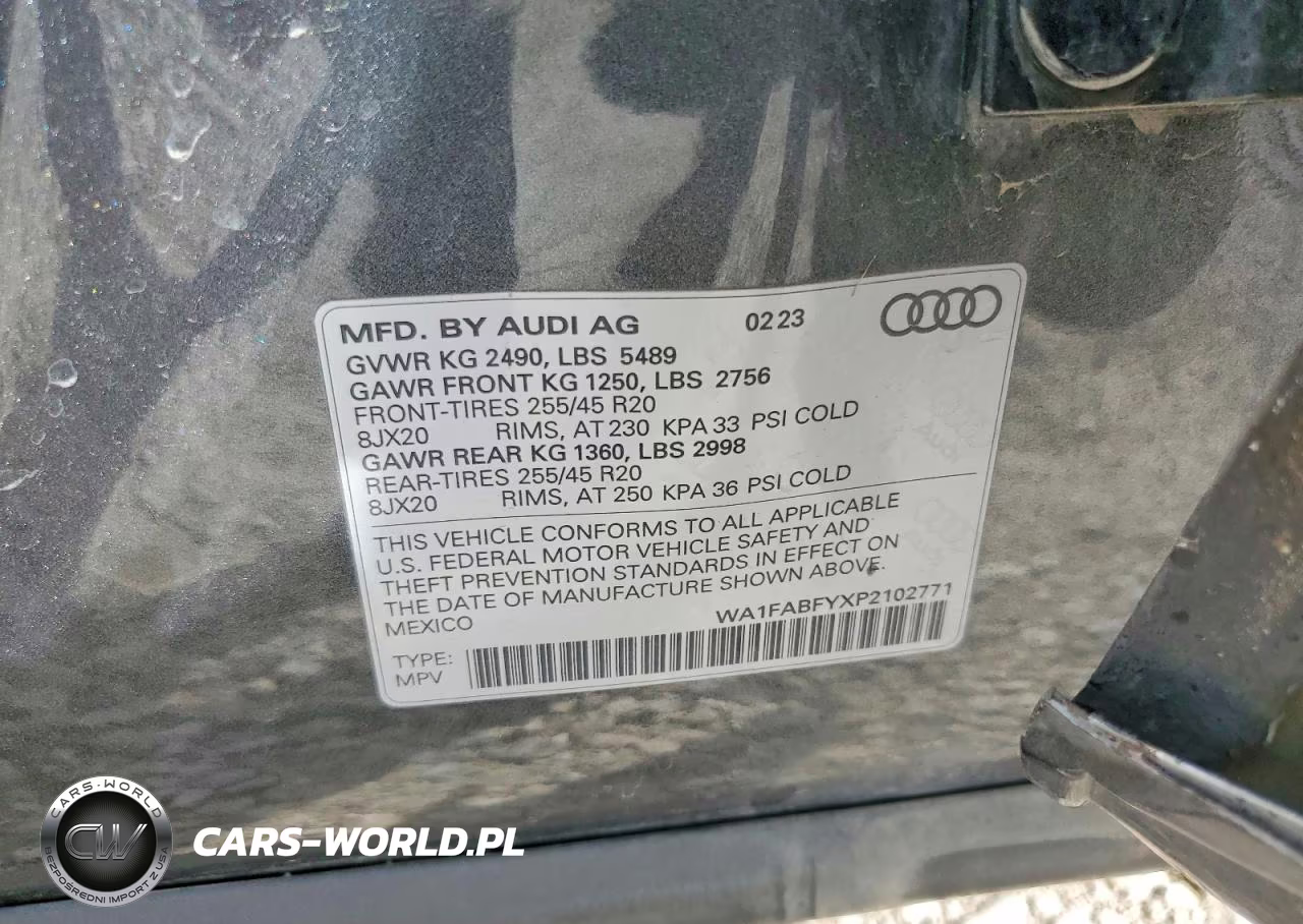 2023 Audi Q5 Prestige 45 VIN:WA1FABFYXP2102771 - 12