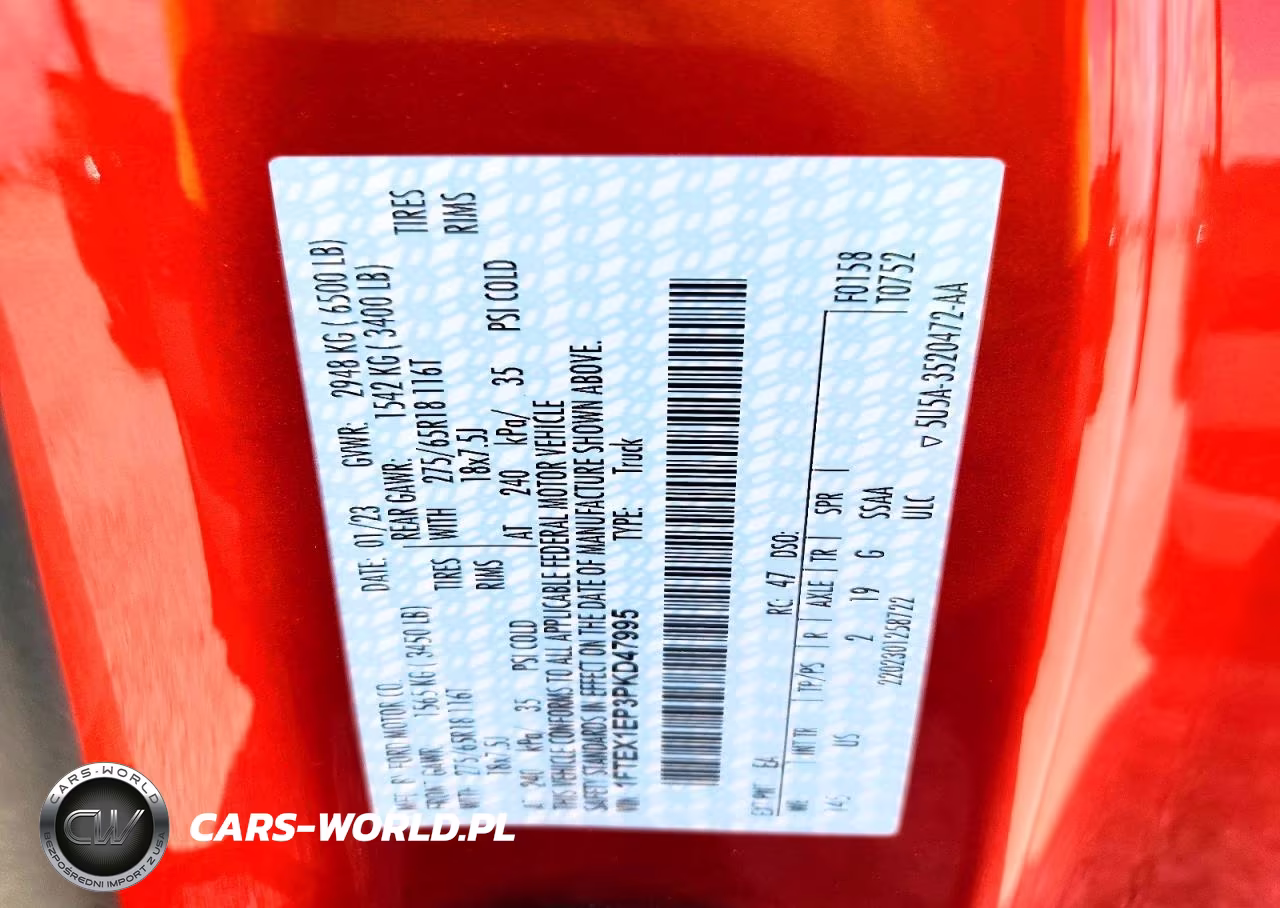 2023 Ford F150 Super Cab VIN:1FTEX1EP3PKD47995 - 12