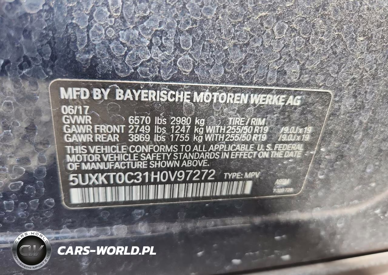 2017 BMW X5 Xdr40E VIN:5UXKT0C31H0V97272 - 13