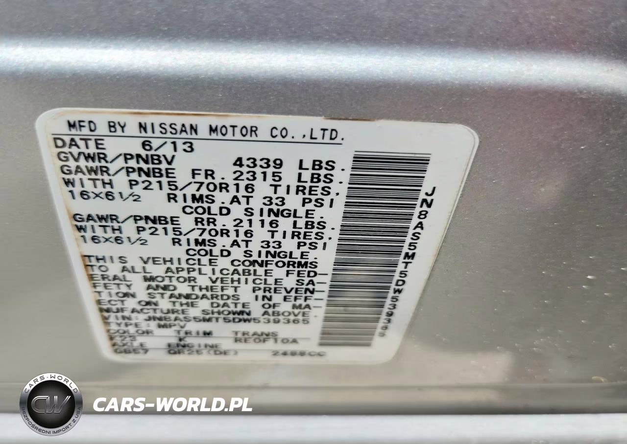 2013 Nissan Rogue S VIN:JN8AS5MT5DW539365 - 13