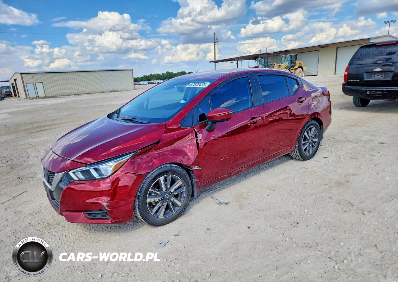 2021 Nissan Versa Sv VIN:3N1CN8EV9ML925387 - 1