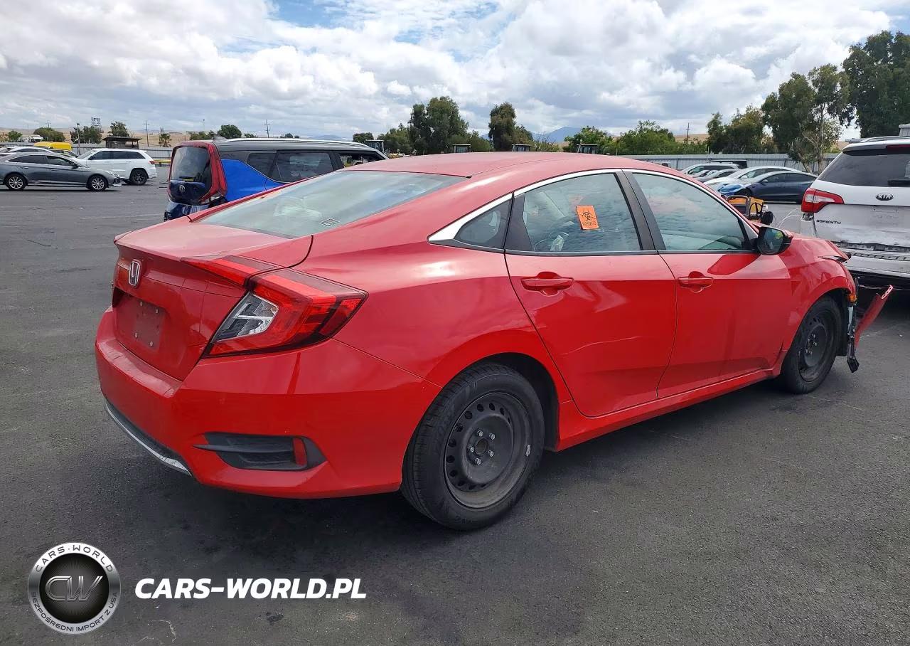 2019 Honda Civic Lx VIN:2HGFC2F61KH530440 - 3