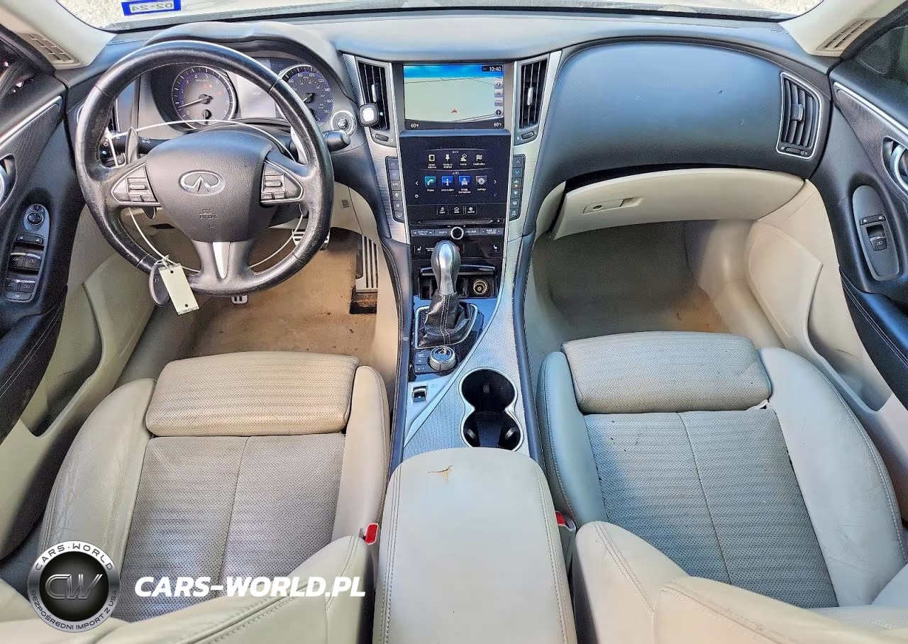2015 Infiniti Q50 Sport VIN:JN1BV7AR9FM393940 - 8