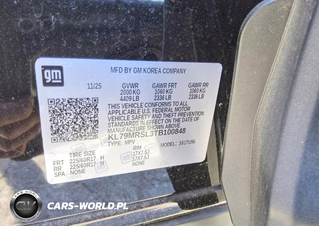 2026 Chevrolet Trailblazer Lt VIN:KL79MRSL3TB100848 - 13