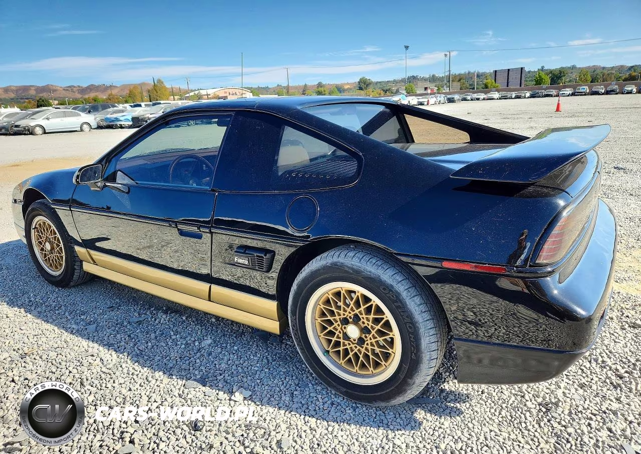1988 Pont Fiero Gt 2D Coupe VIN:1G2PG119XJP200412 - 2