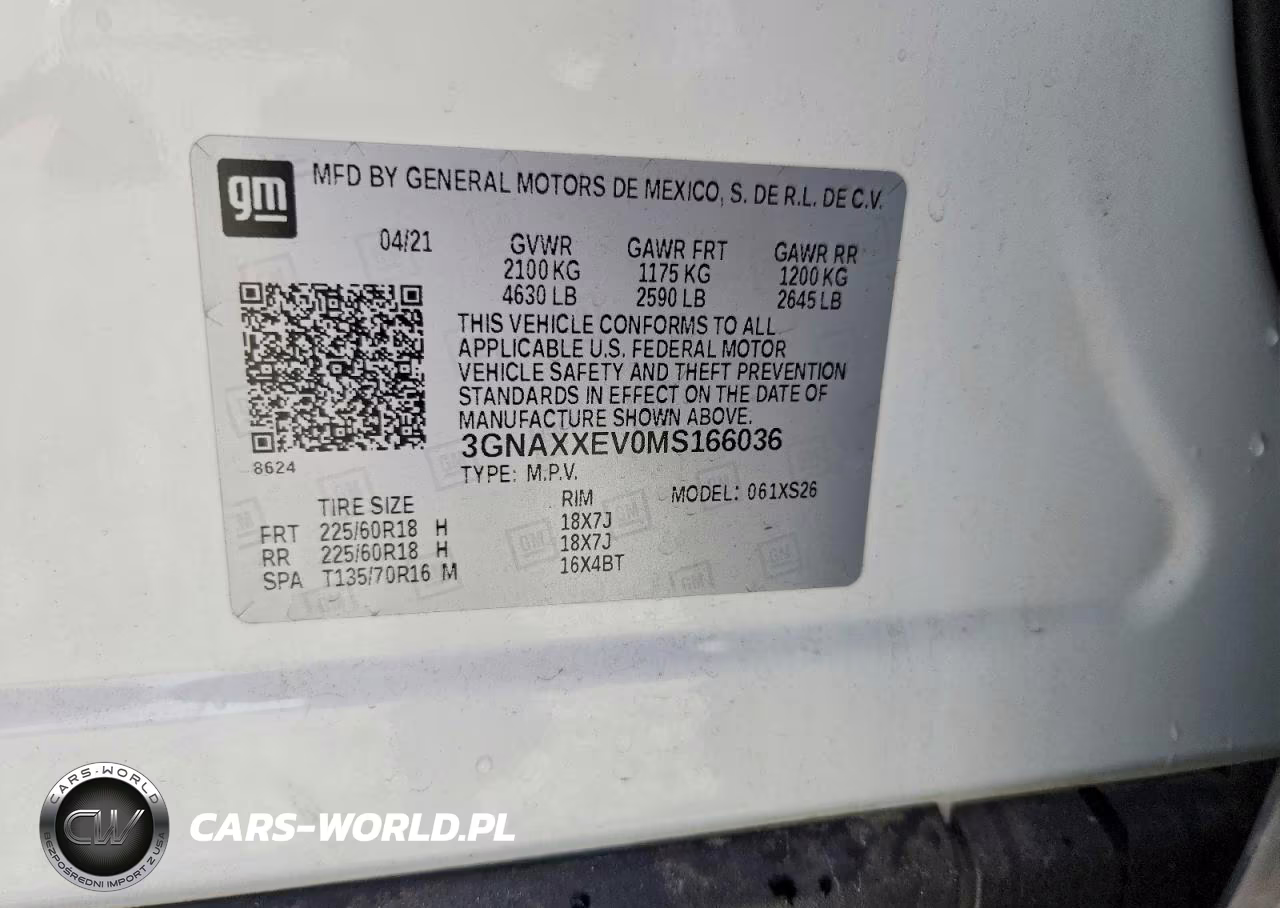 2021 Chevrolet Equinox Premier VIN:3GNAXXEV0MS166036 - 12