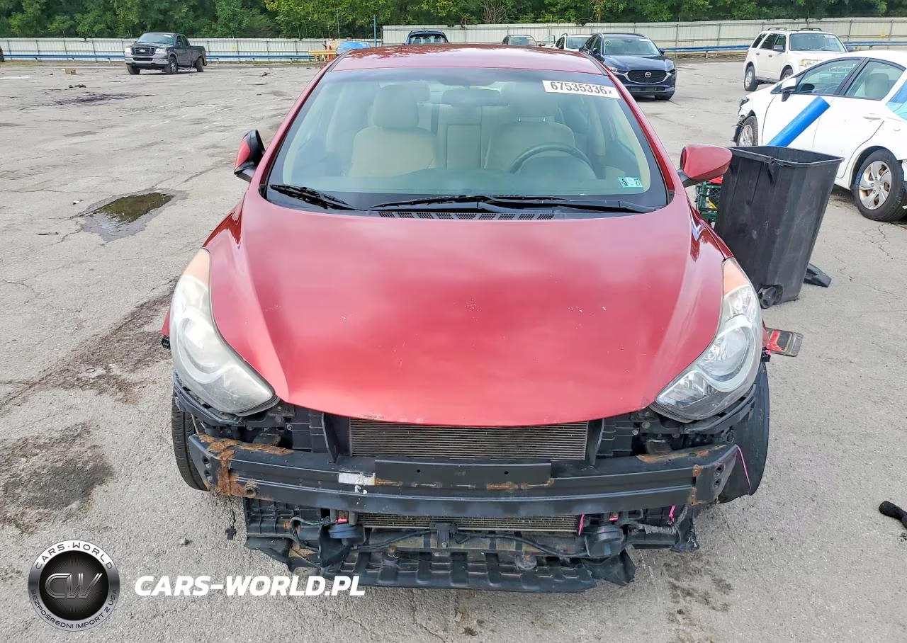 2013 Hyundai Elantra Gls VIN:5NPDH4AE6DH227312 - 5