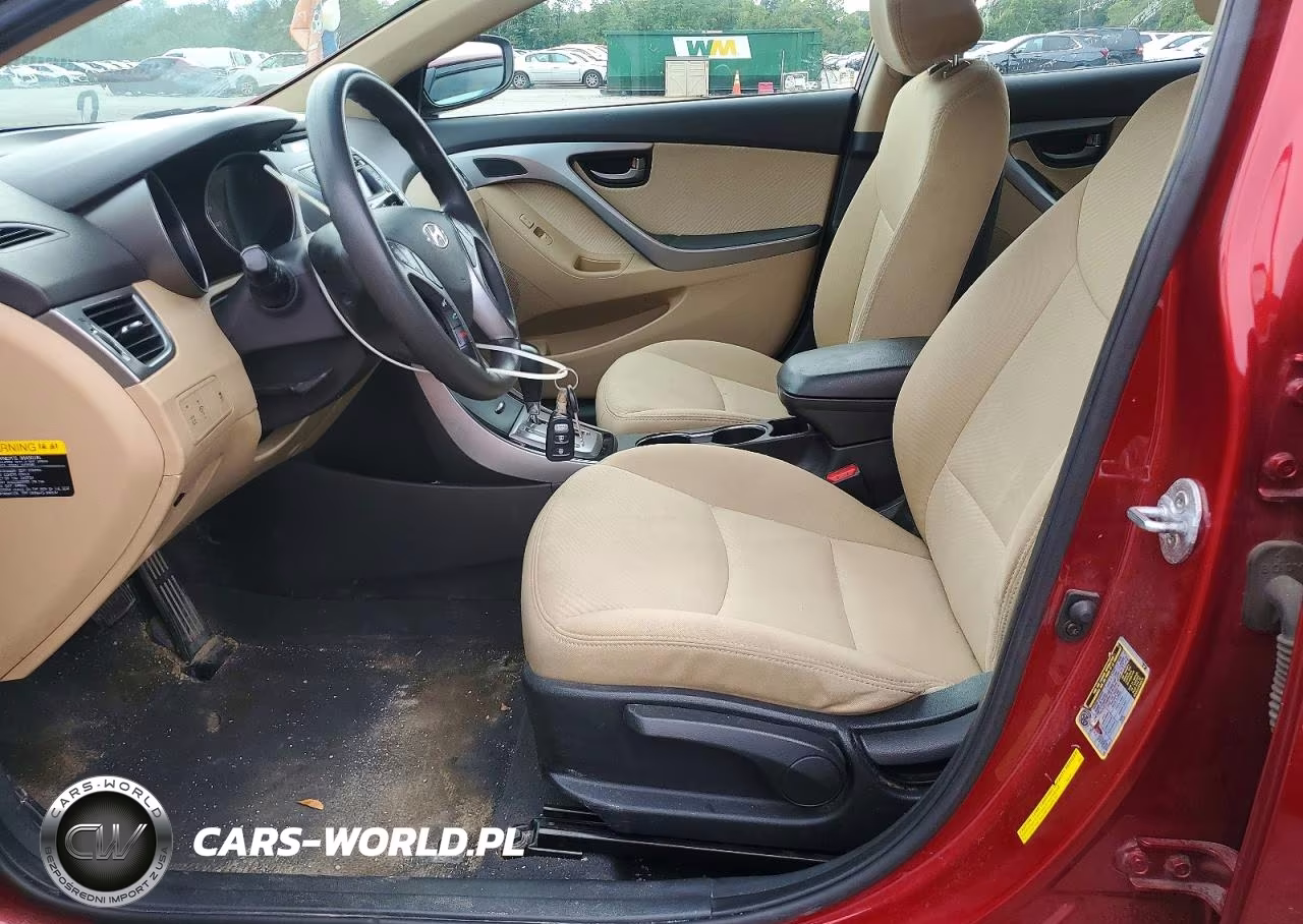 2013 Hyundai Elantra Gls VIN:5NPDH4AE6DH227312 - 7