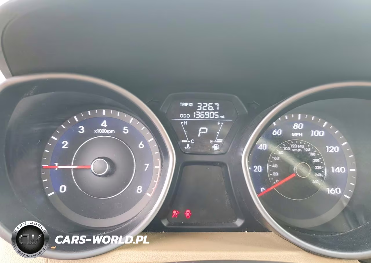2013 Hyundai Elantra Gls VIN:5NPDH4AE6DH227312 - 9