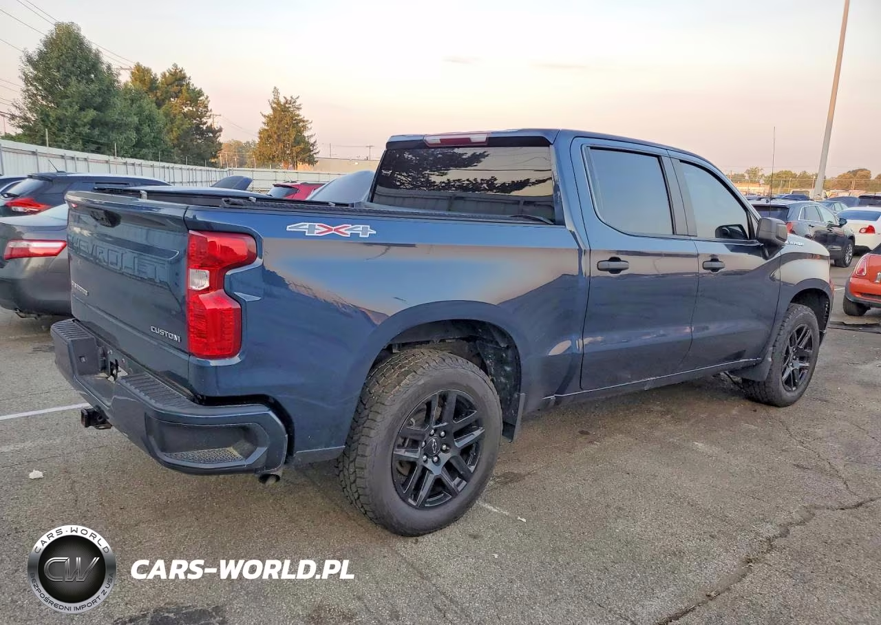 2022 Chevrolet Silverado K1500 Custom VIN:1GCPDBEK2NZ506232 - 3