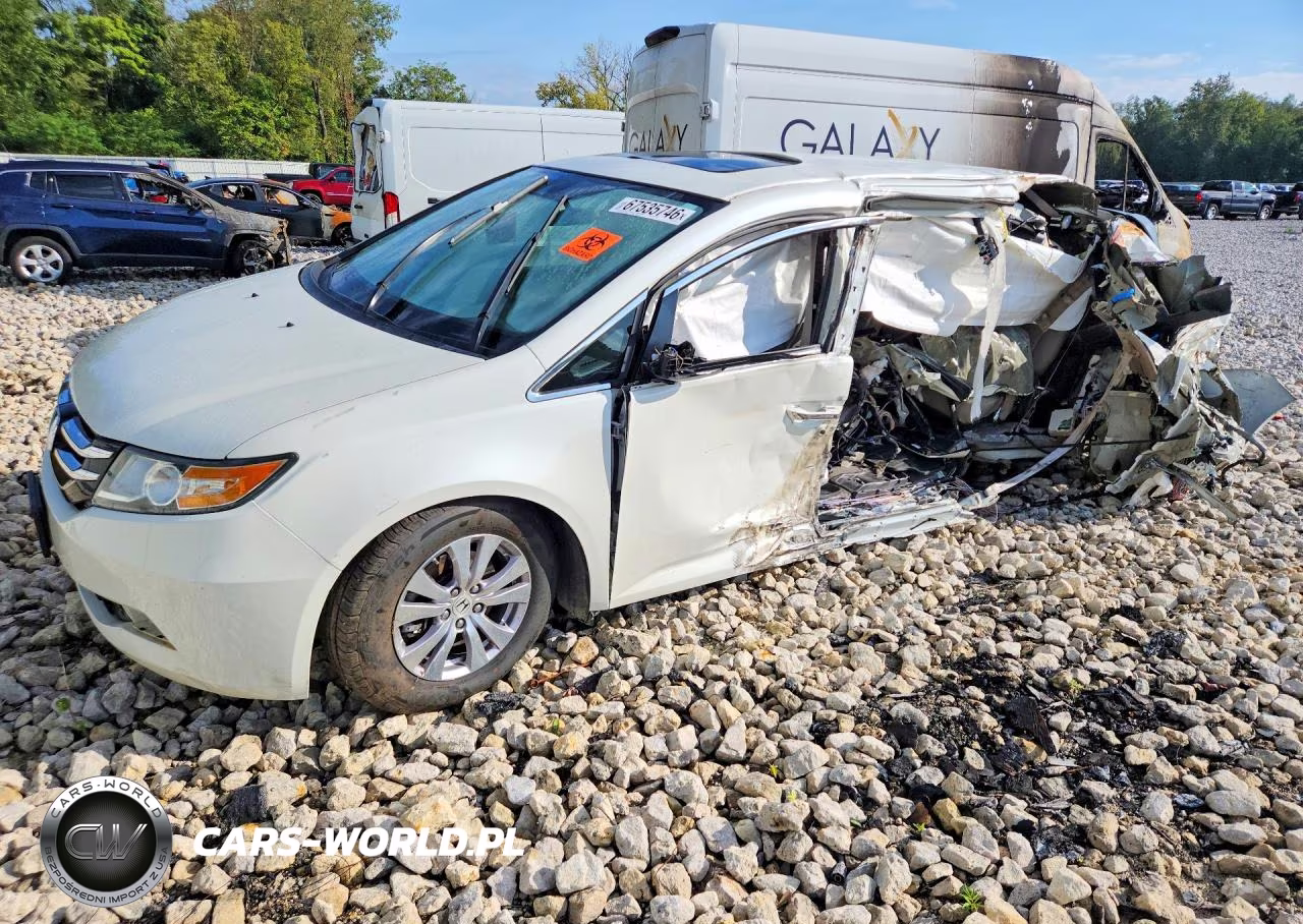 2016 Honda Odyssey Exl VIN:5FNRL5H65GB166787 - 1