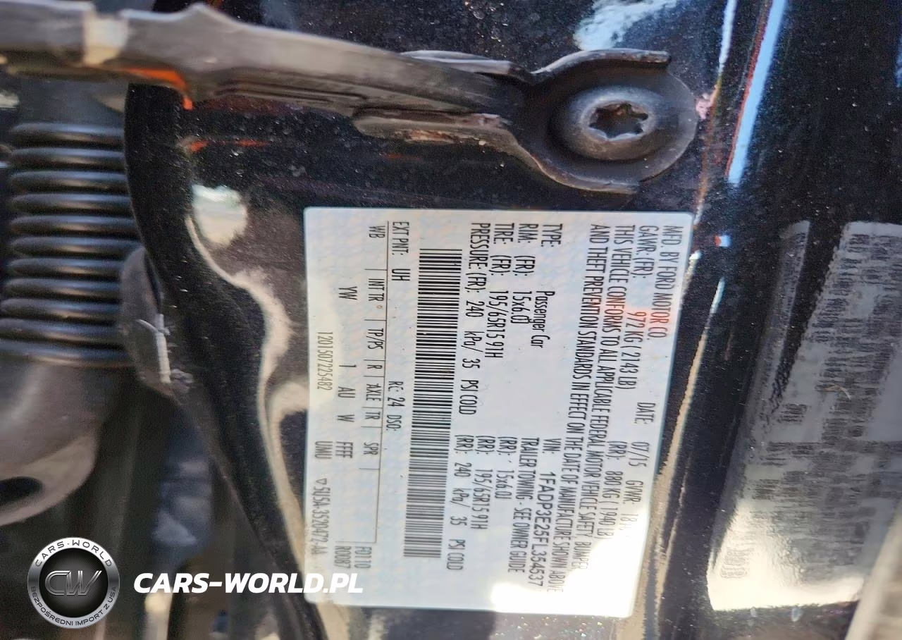 2015 Ford Focus S VIN:1FADP3E25FL354537 - 12