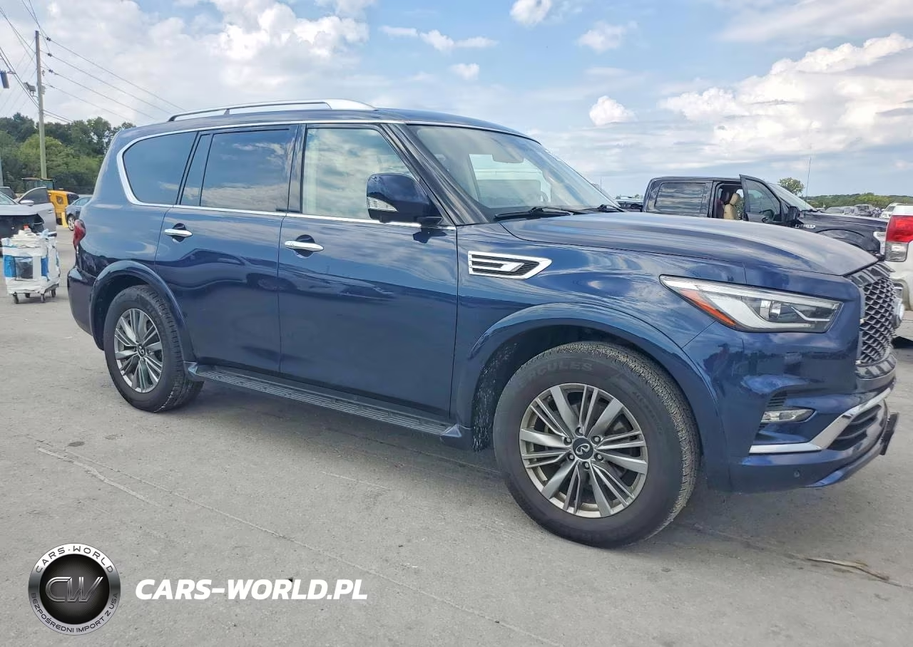 2021 Infiniti Qx80 Luxe VIN:JN8AZ2AEXM9271895 - 4