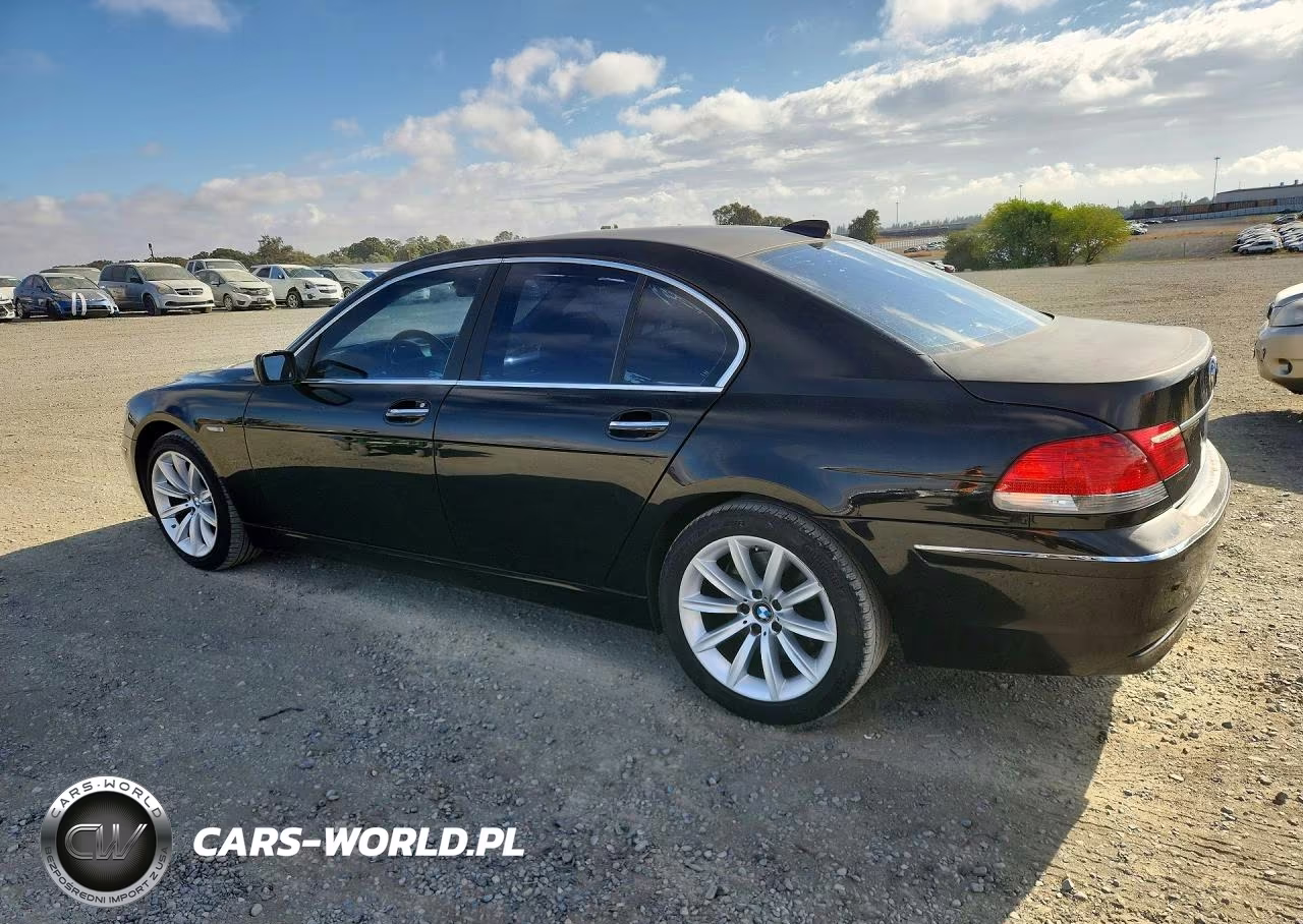 2007 BMW 750 I VIN:WBAHL83547DT10653 - 2