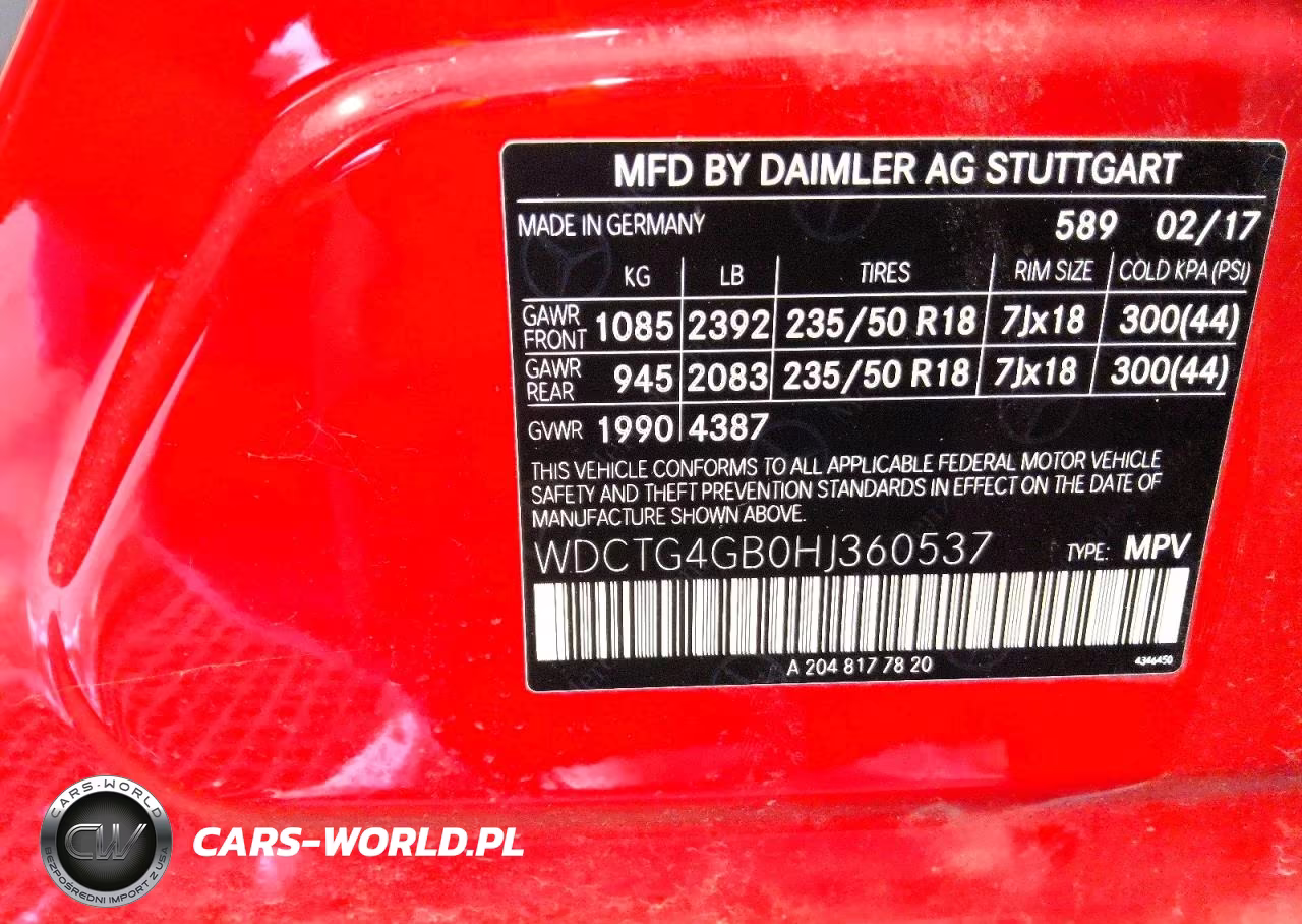 2017 Mercedes-Benz Gla 250 4Matic VIN:WDCTG4GB0HJ360537 - 13
