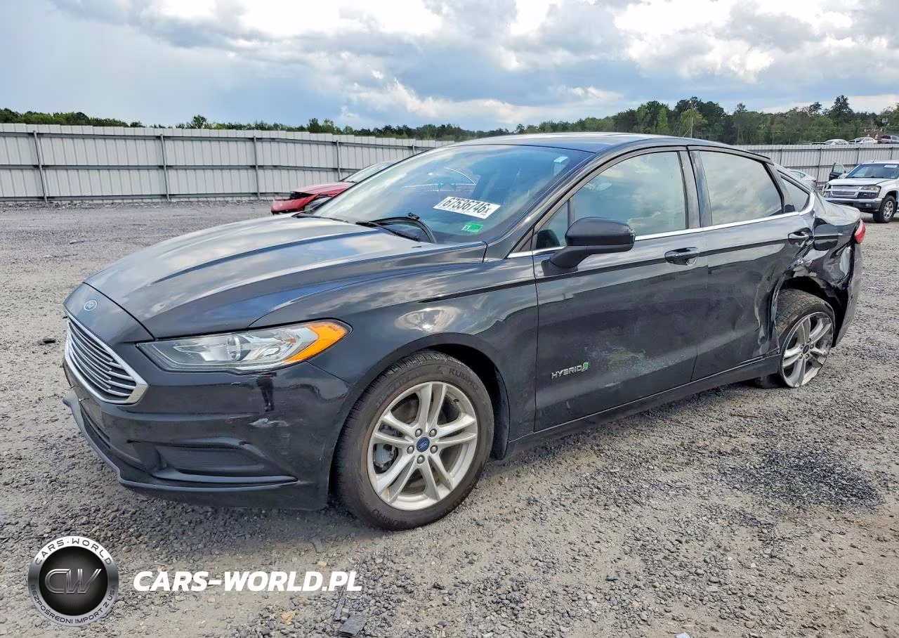 2018 Ford Fusion Se Hybrid VIN:3FA6P0LU9JR171048 - 1