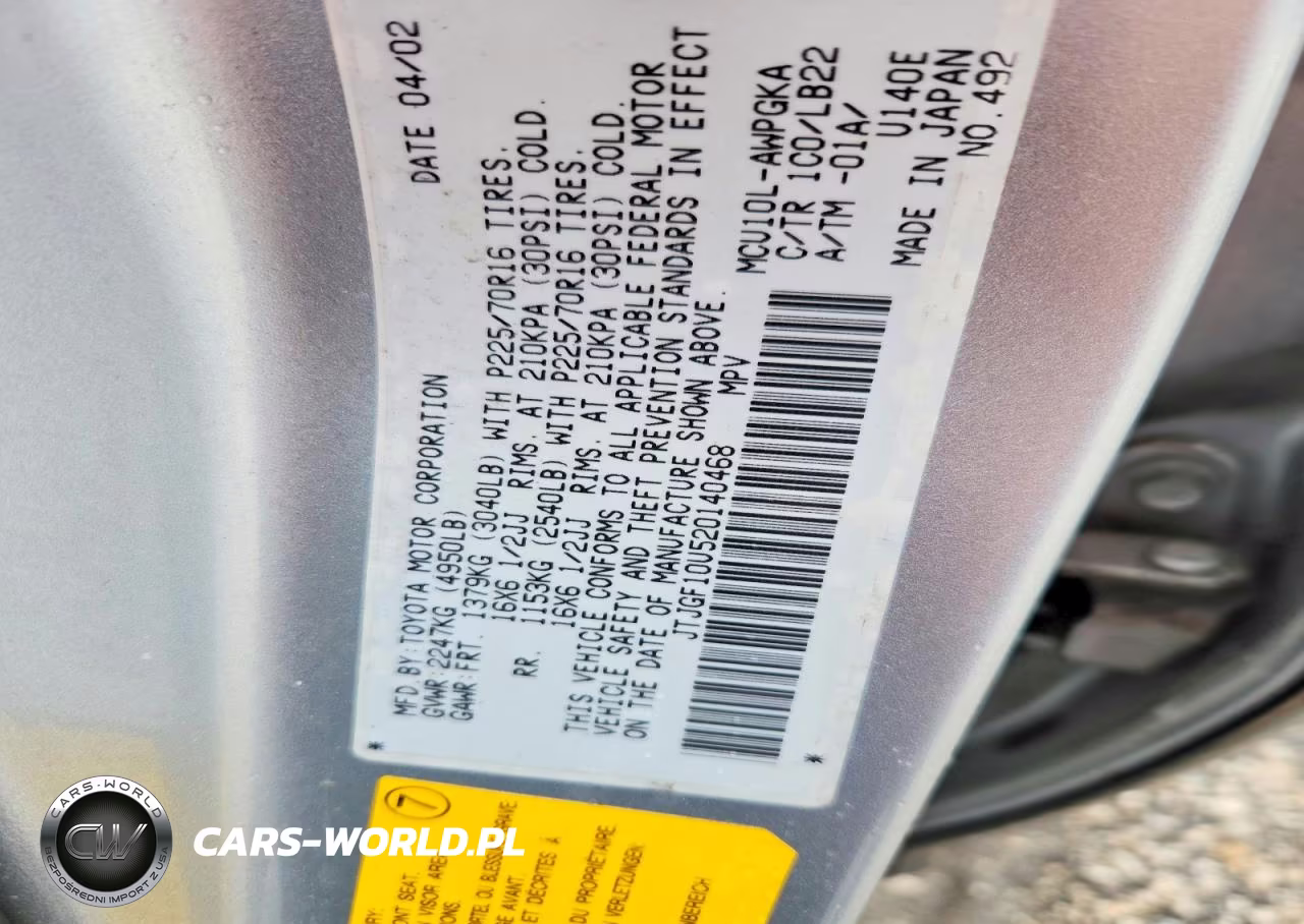 2002 Lexus Rx 300 VIN:JTJGF10U520140468 - 13