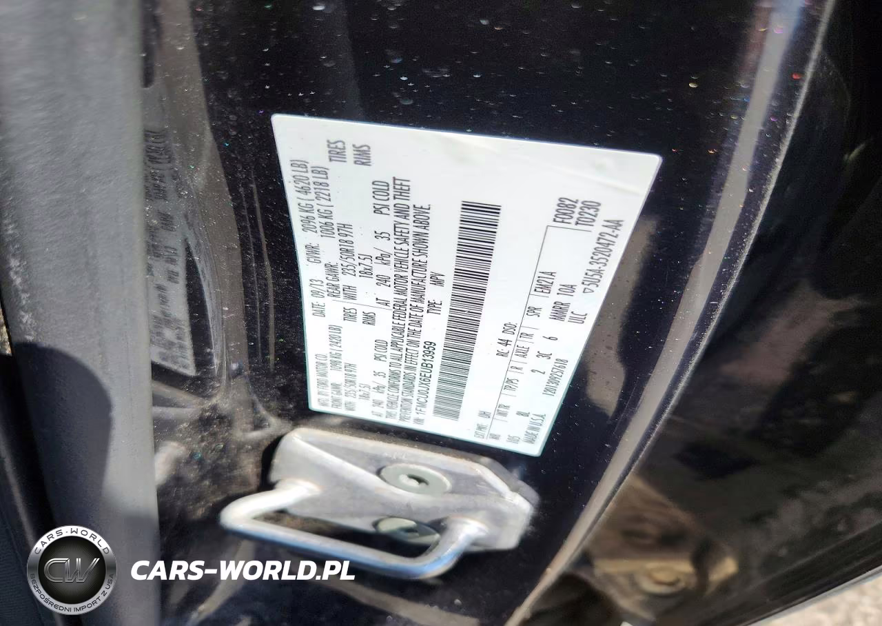 2014 Ford Escape Titanium VIN:1FMCU0JX6EUB13959 - 13