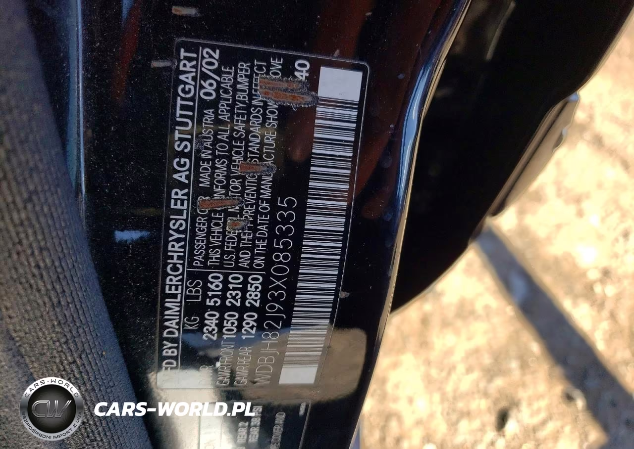 2003 Mercedes-Benz E 320 4Matic VIN:WDBJH82J93X085335 - 12