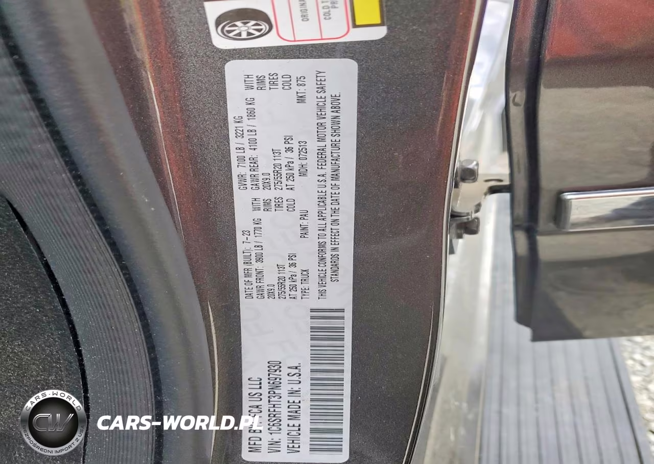 2023 Ram 1500 Limited VIN:1C6SRFHT3PN697930 - 12