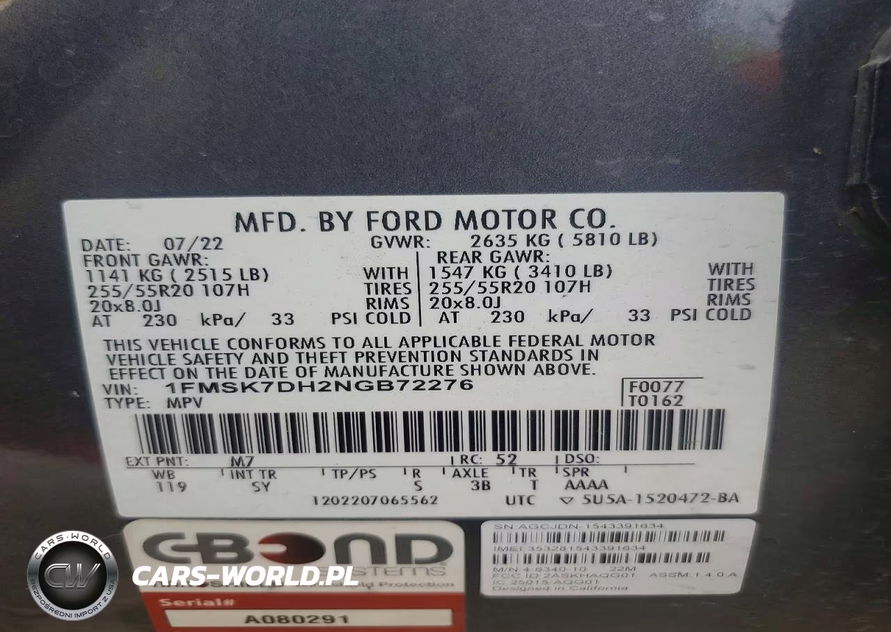 2022 Ford Explorer Xlt VIN:1FMSK7DH2NGB72276 - 13