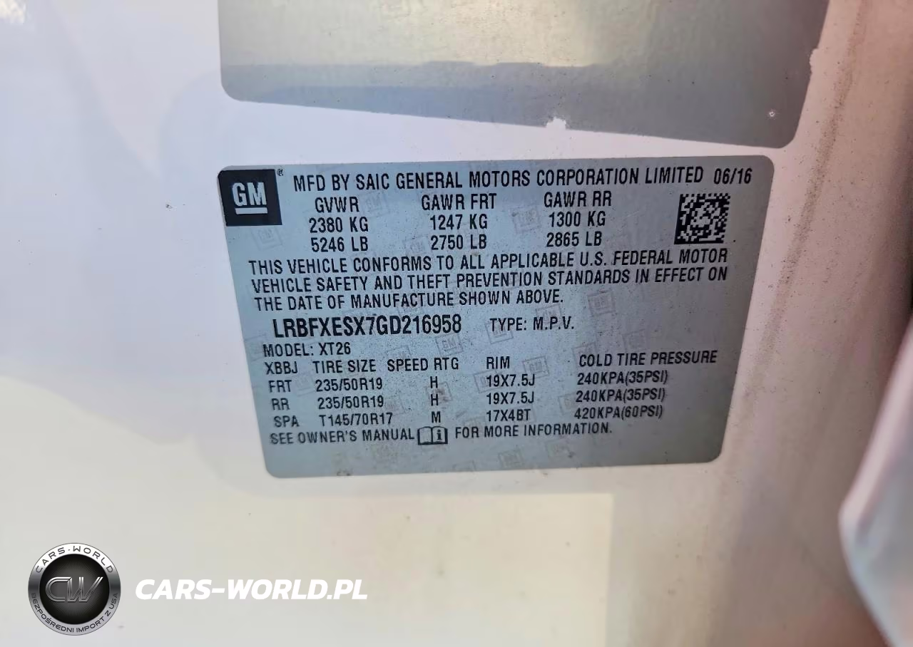 2016 Buick Envision Premium VIN:LRBFXESX7GD216958 - 13