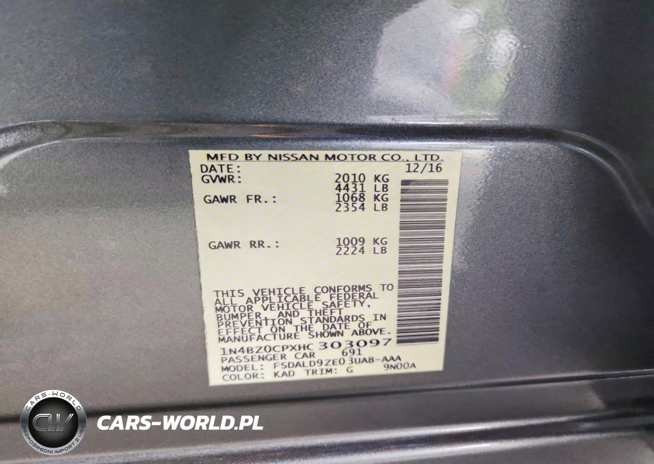 2017 Nissan Leaf Sv VIN:1N4BZ0CPXHC303097 - 13