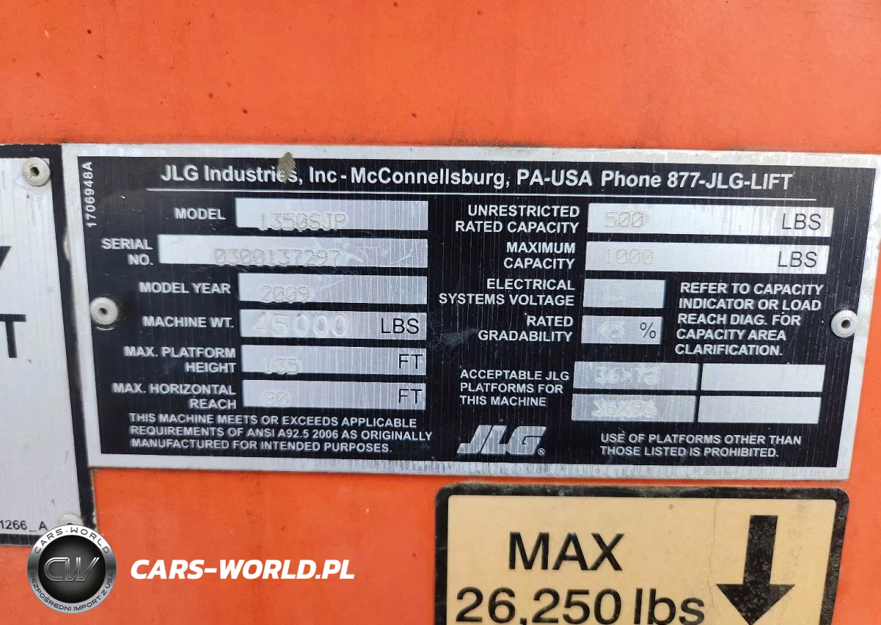 2017 Jlg 1350Sjp - Lifting And Rigging VIN:0300137297 - 10