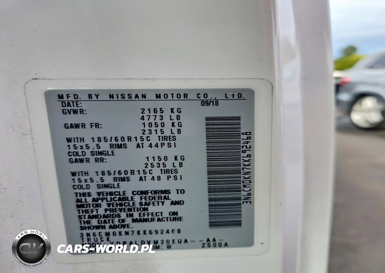 2019 Nissan Nv200 Delivery Van VIN:3N6CM0KN7KK692468 - 13