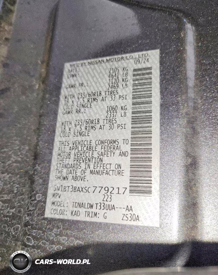 2025 Nissan Rogue Sv VIN:5N1BT3BAXSC779217 - 13