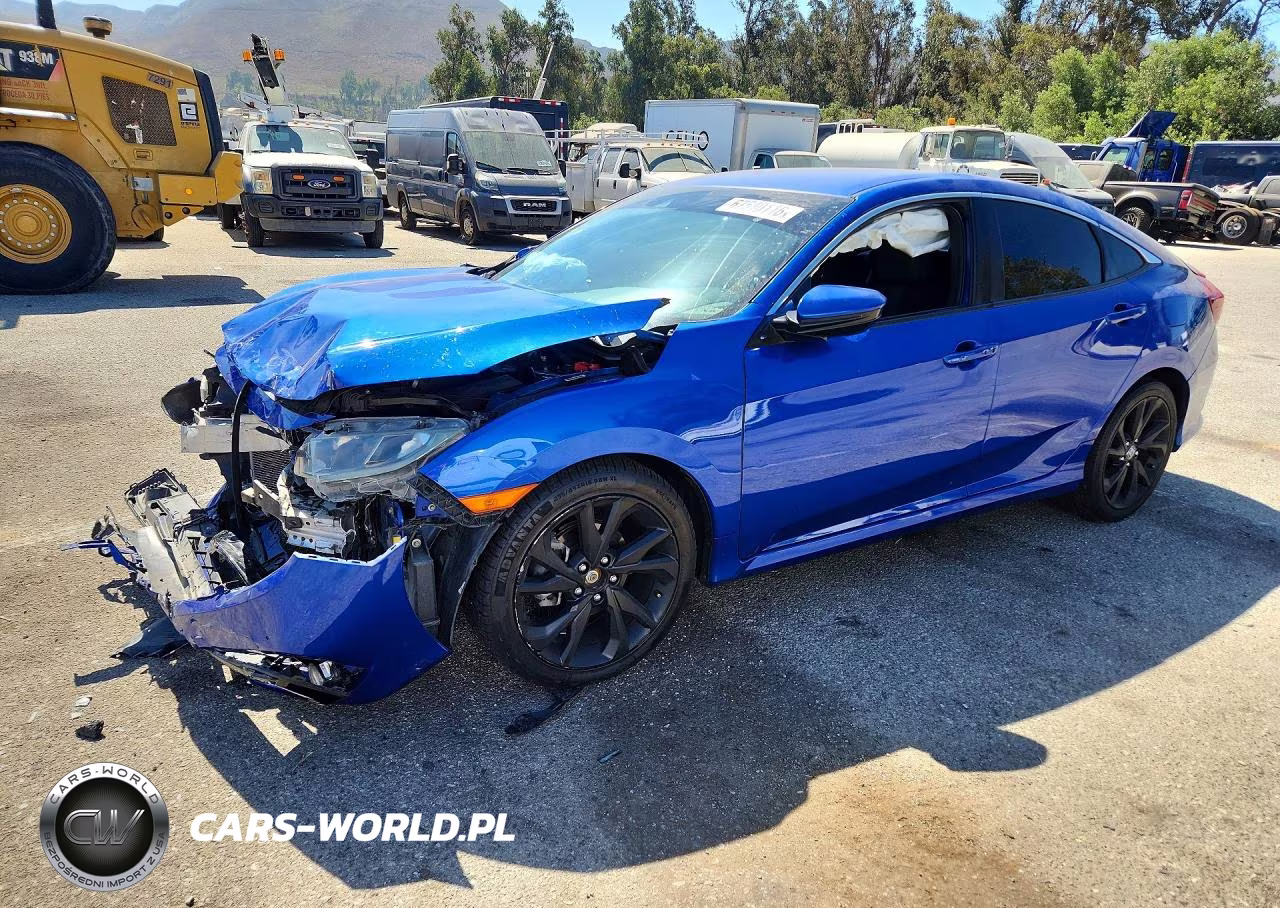 2019 Honda Civic Sport VIN:19XFC2F86KE215192 - 1