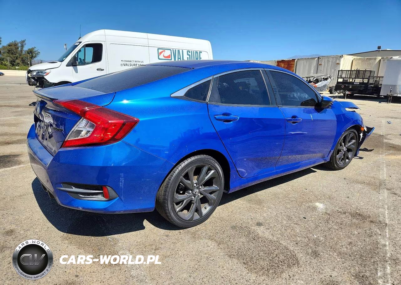 2019 Honda Civic Sport VIN:19XFC2F86KE215192 - 3