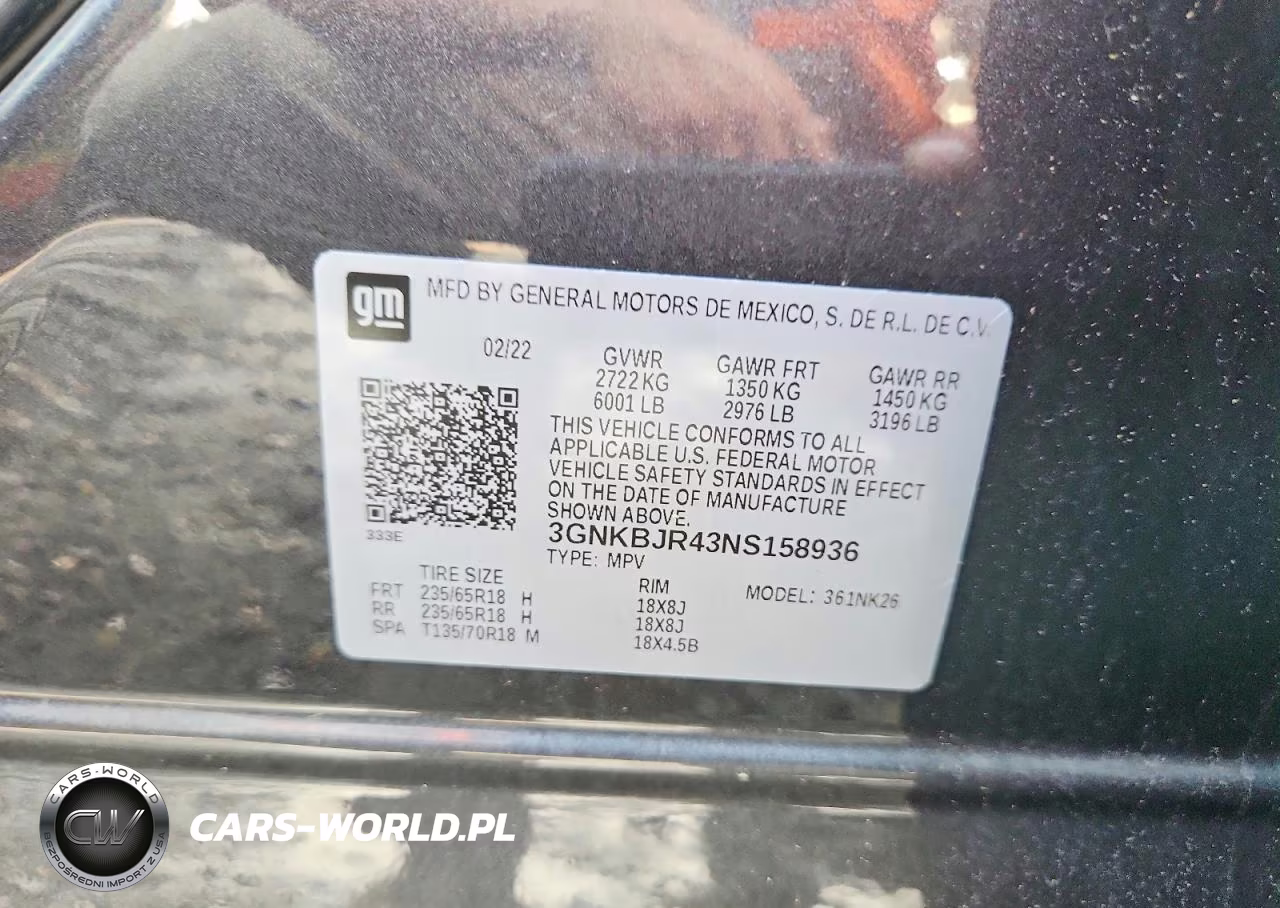 2022 Chevrolet Blazer 3Lt VIN:3GNKBJR43NS158936 - 13