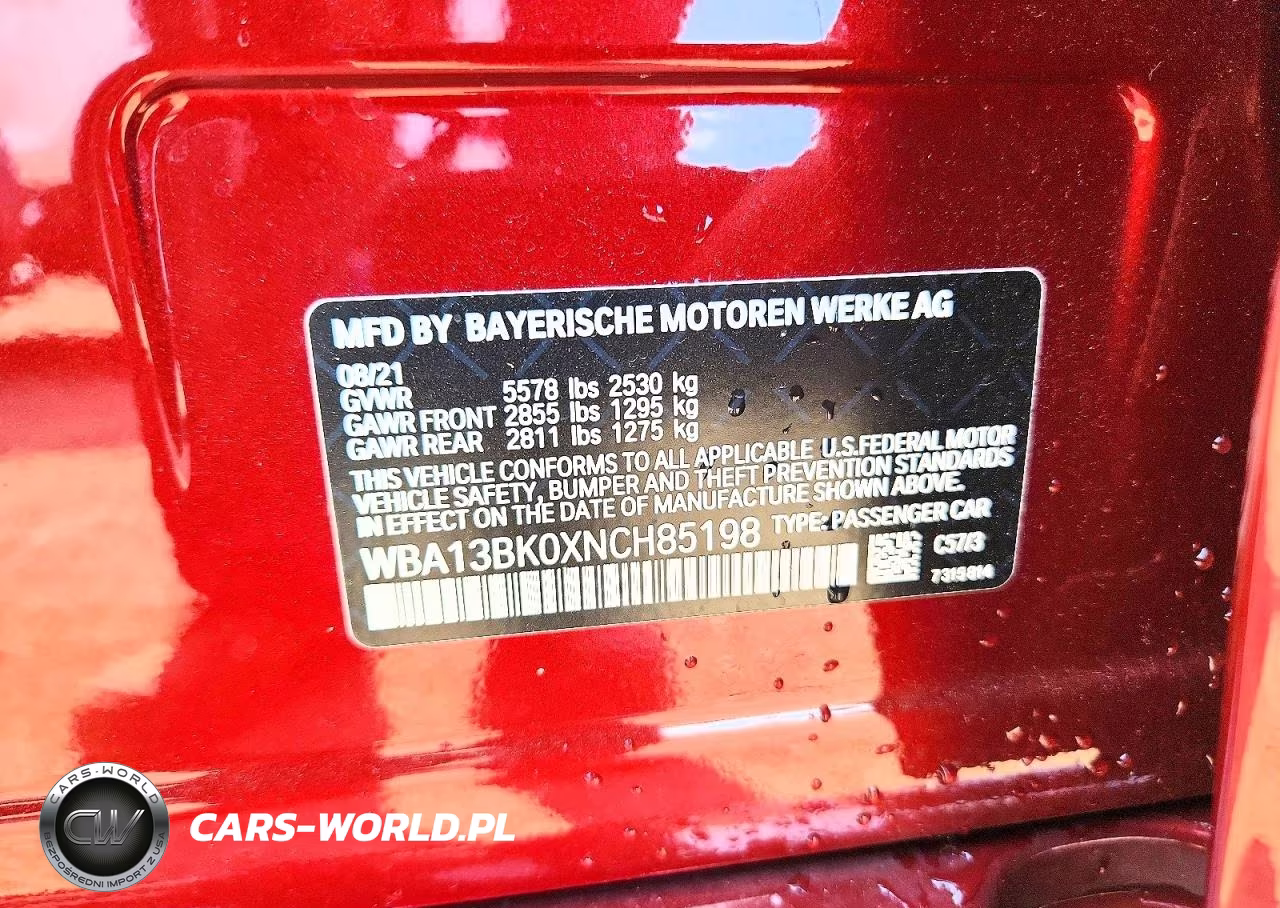 2022 BMW M550Xi VIN:WBA13BK0XNCH85198 - 12