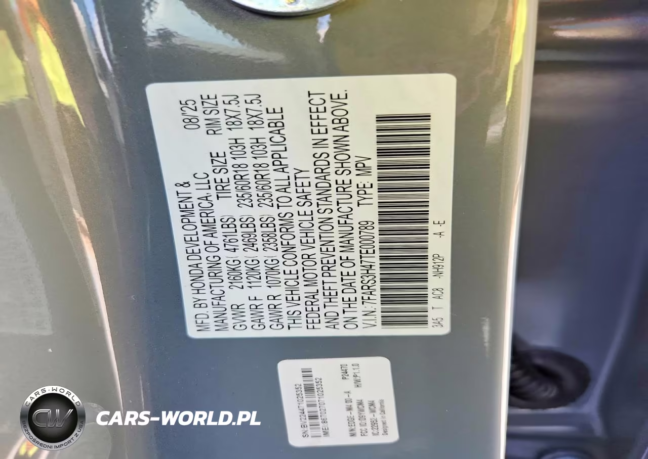 2026 Honda Cr-V Ex VIN:7FARS3H47TE000789 - 13