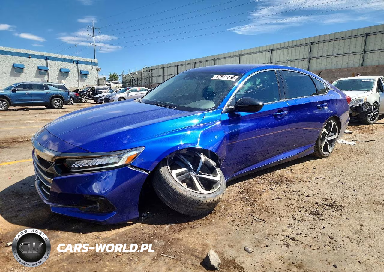 2022 Honda Accord Sport Se VIN:1HGCV1F44NA097317 - 1