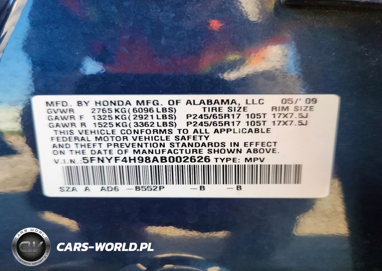 2010 Honda Pilot Touring VIN:5FNYF4H98AB002626 - 13