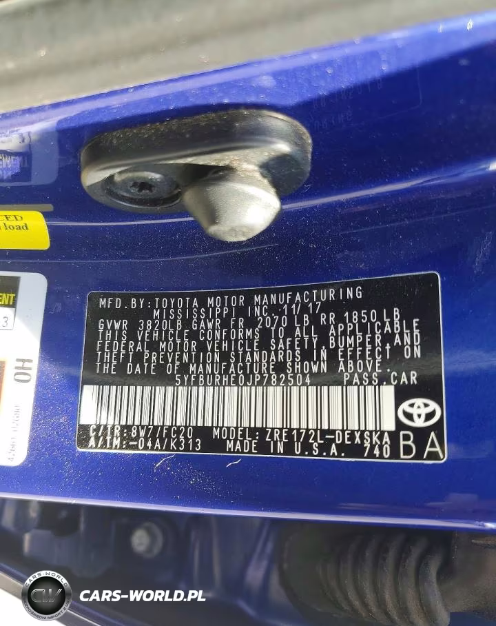 2018 Toyota Corolla Se VIN:5YFBURHE0JP782504 - 12